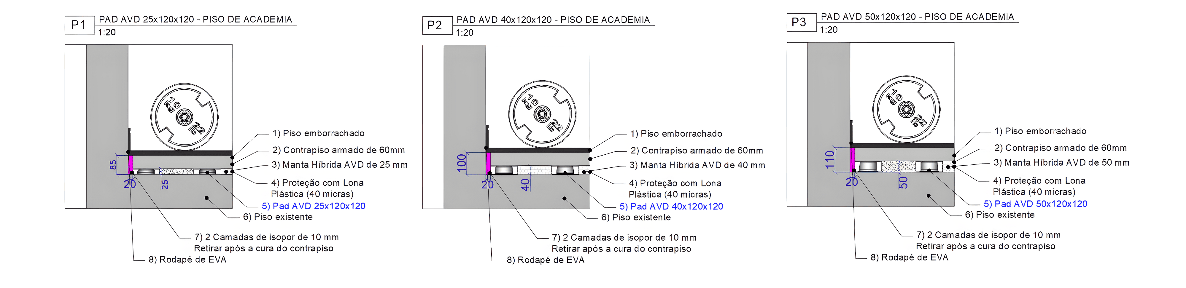 Piso Emborrachado